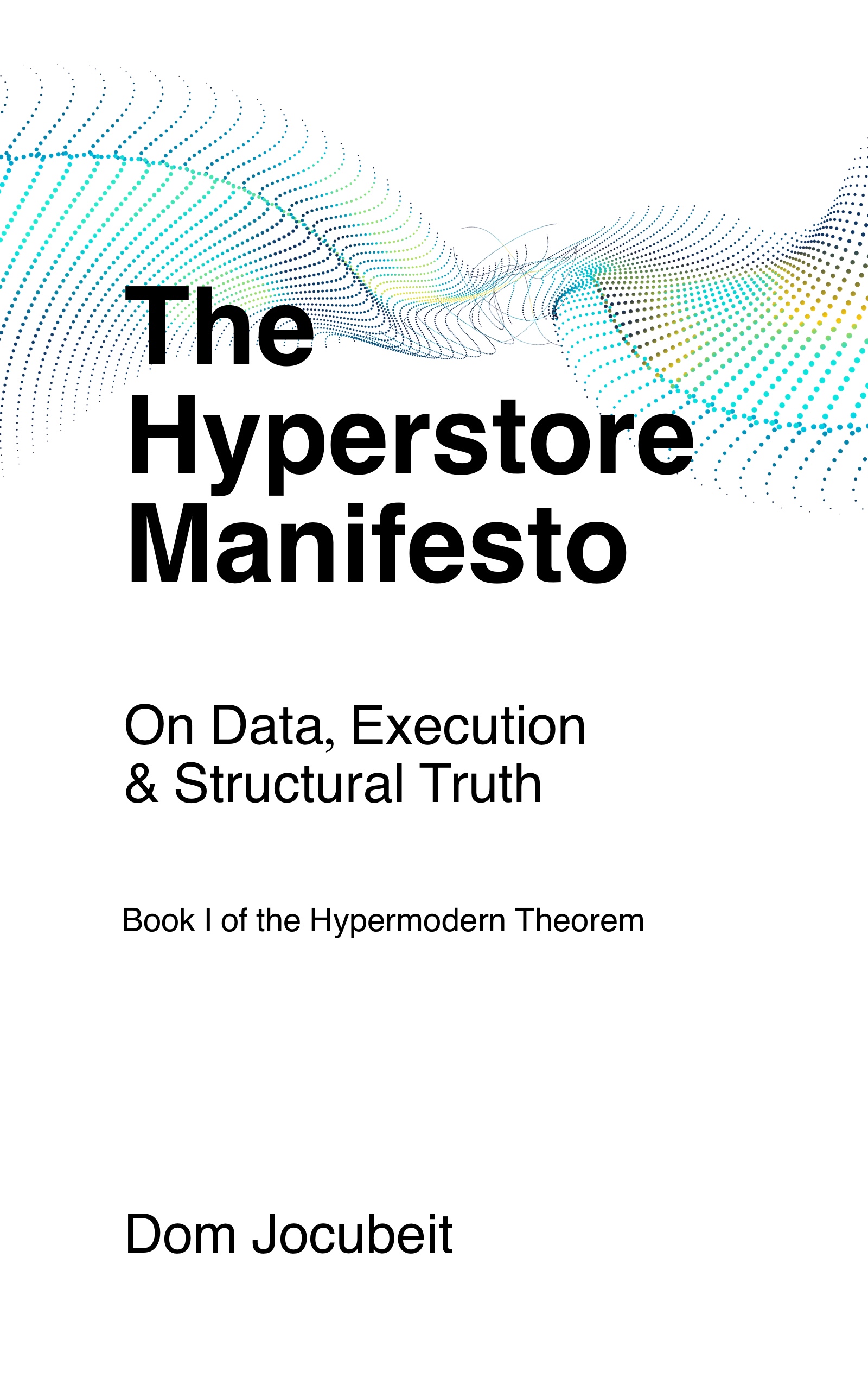 Front cover image from The Hyperstore Manifesto book.
